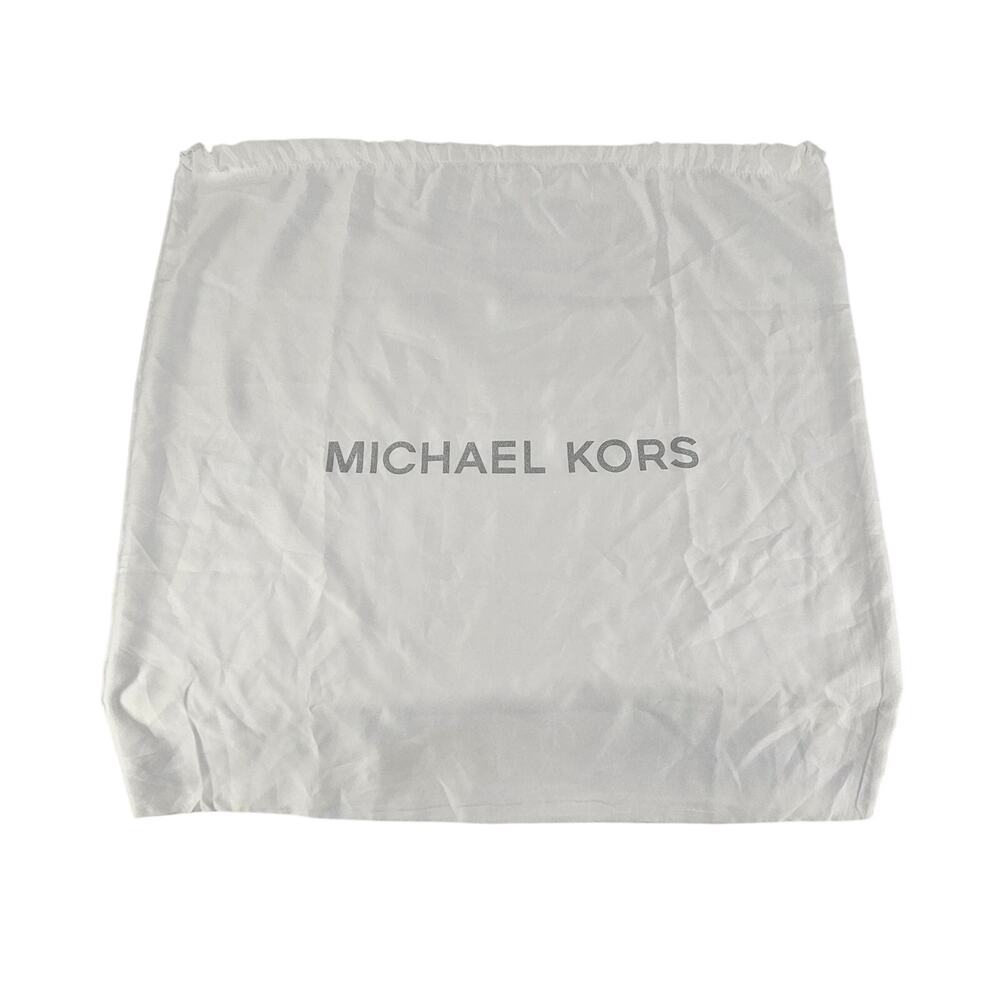 MICHAEL KORS LARGE WHITE DUST BAG – 22" x 22" – DRAWSTRING – LOGO PRINT